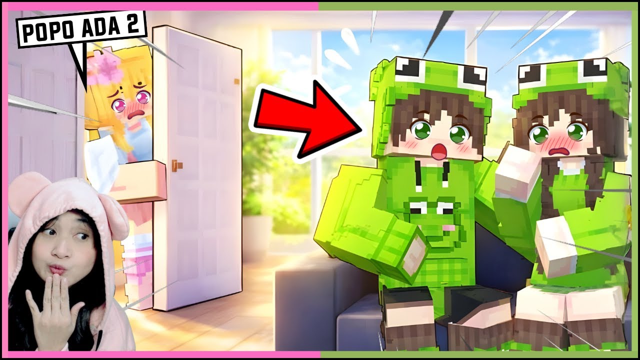 Pertama Kali Ketemu Adeknya POPO! Ternyata Popo Punya Kembaran Cewek !!! (Minecraft)