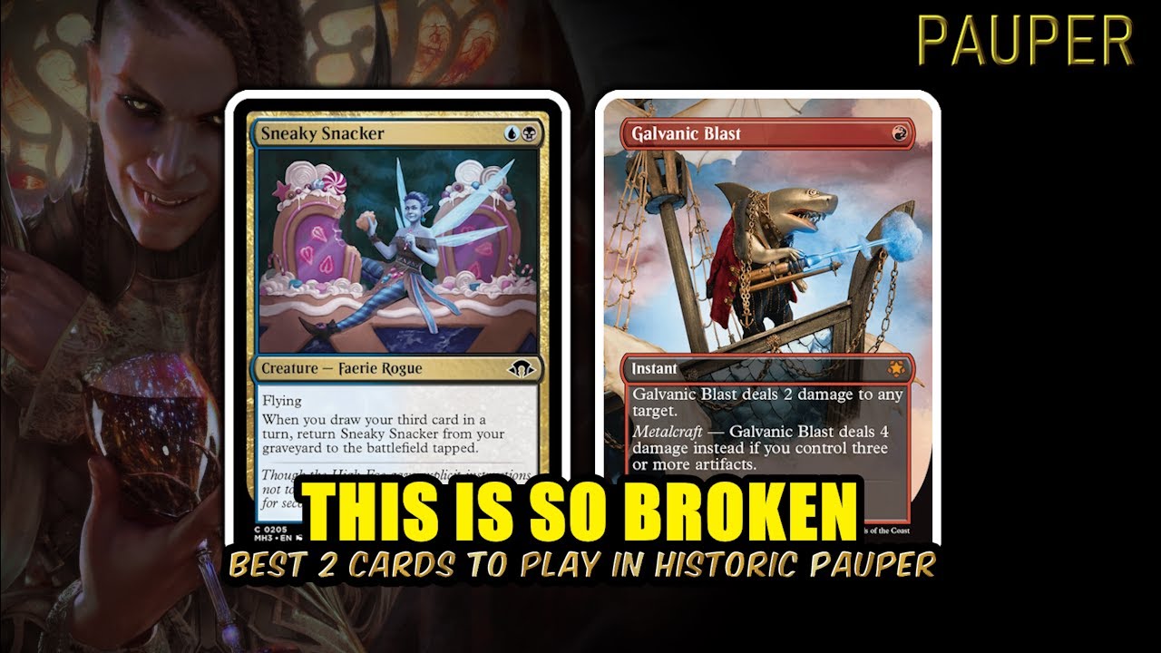 Galvanic Blast + Snacker = Best Historic Pauper Deck? | Historic Pauper | MTG Arena