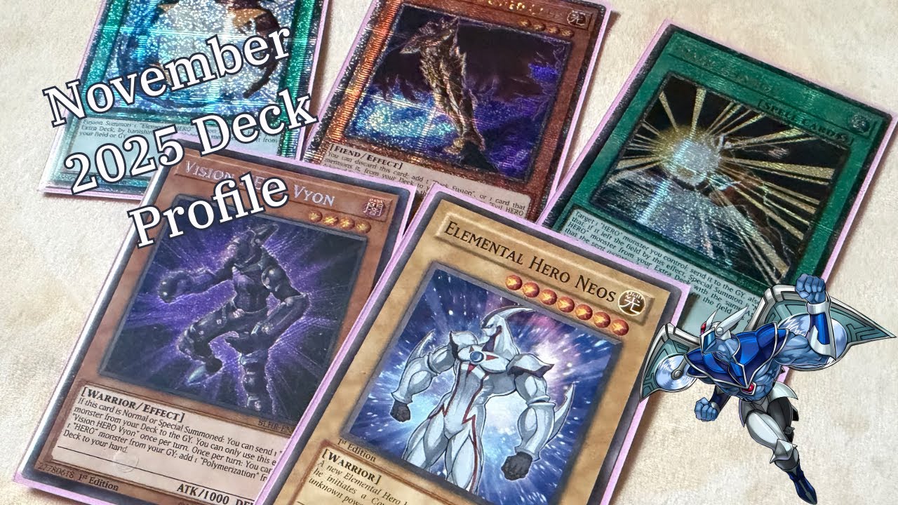 Профиль колоды HERO Yu-Gi-Oh! TCG за ноябрь 2025 г.