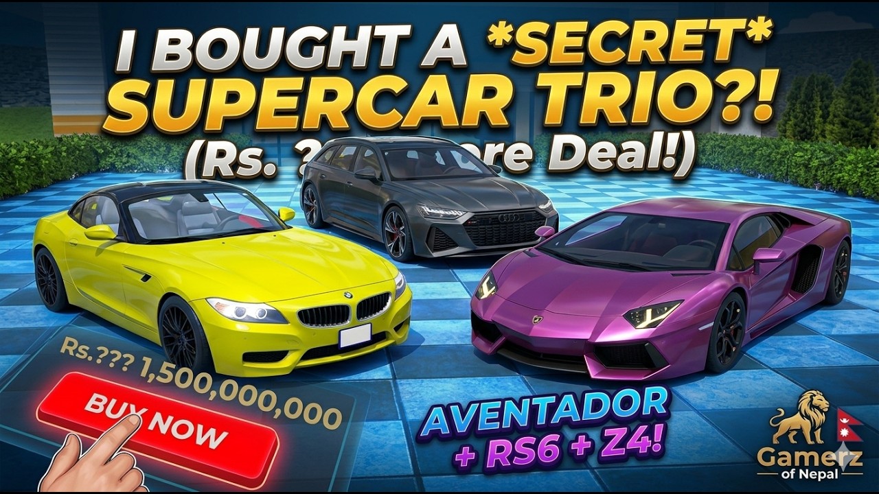 I BOUGHT A *SECRET* SUPERCAR TRIO?! (Rs. ??? Crore Deal😱😘