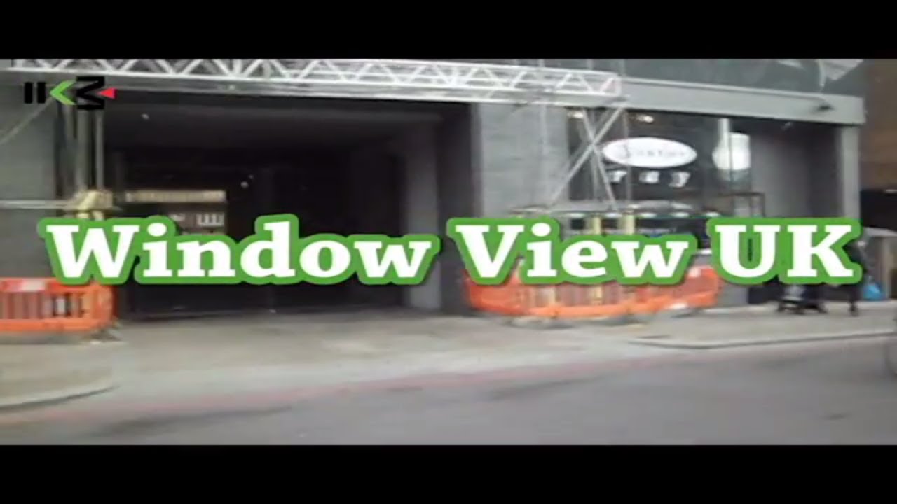 Window view | London | UK | Raw footage 2018
