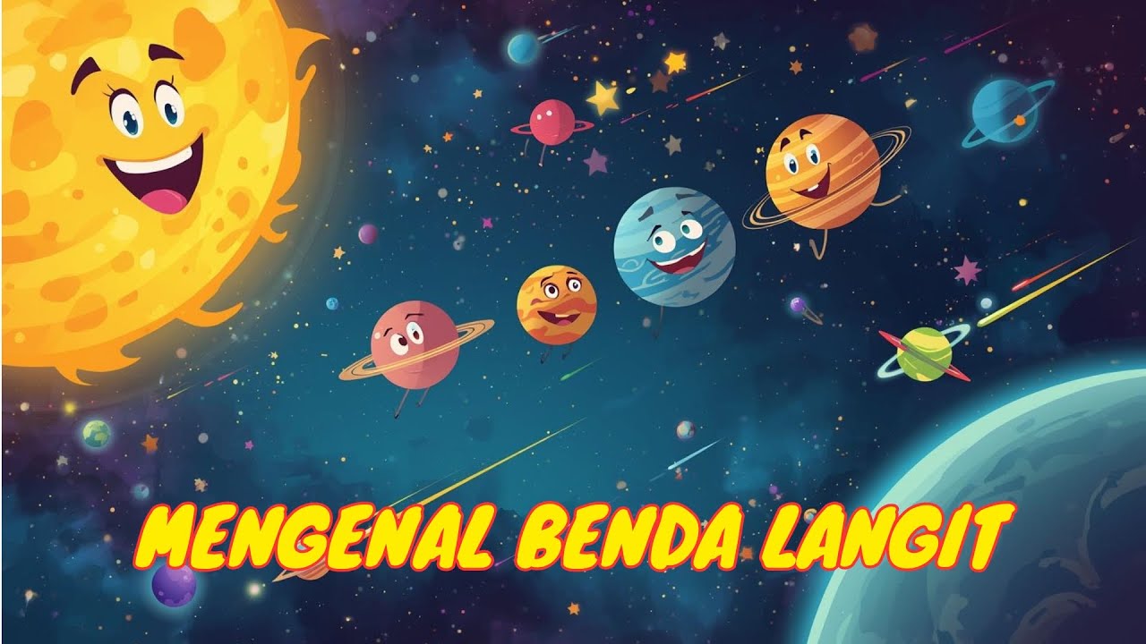 Belajar Mengenal Benda Langit | Mengenal TataSurya Untuk Anak anak 