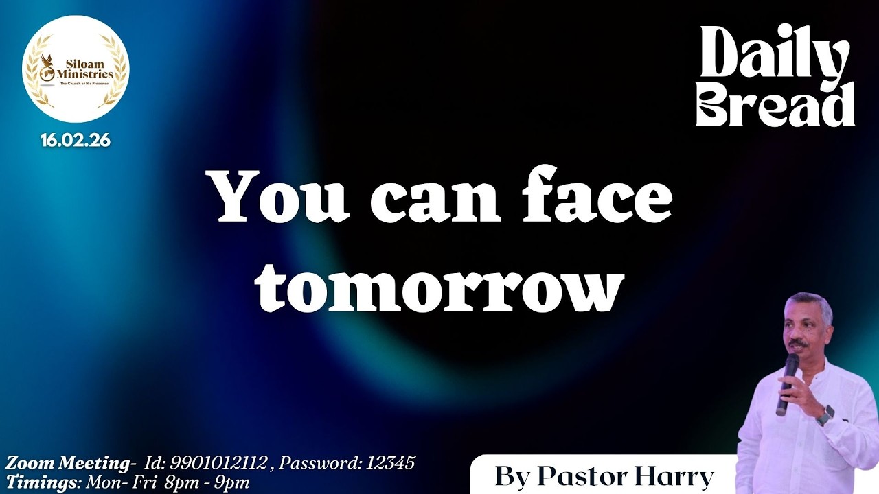 Daily Prayer - You Can Face Tomorrow