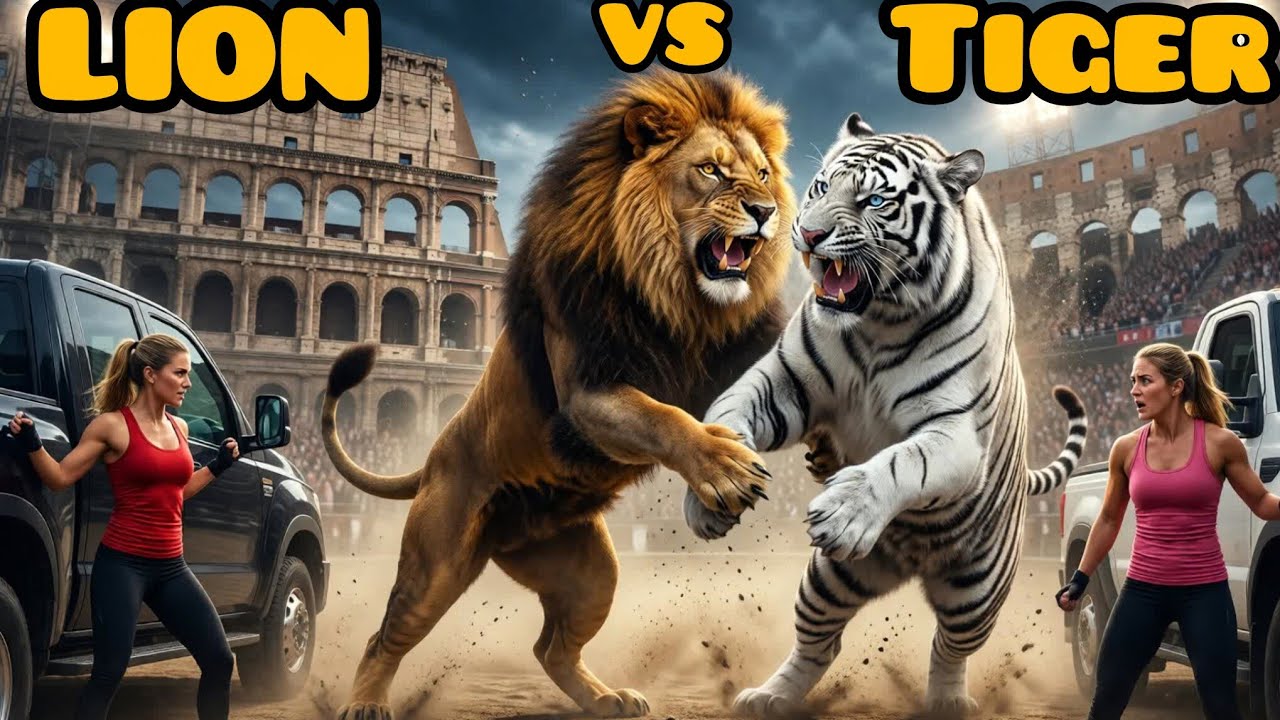 LION VS WHITE TIGER : Who's the REAL King?