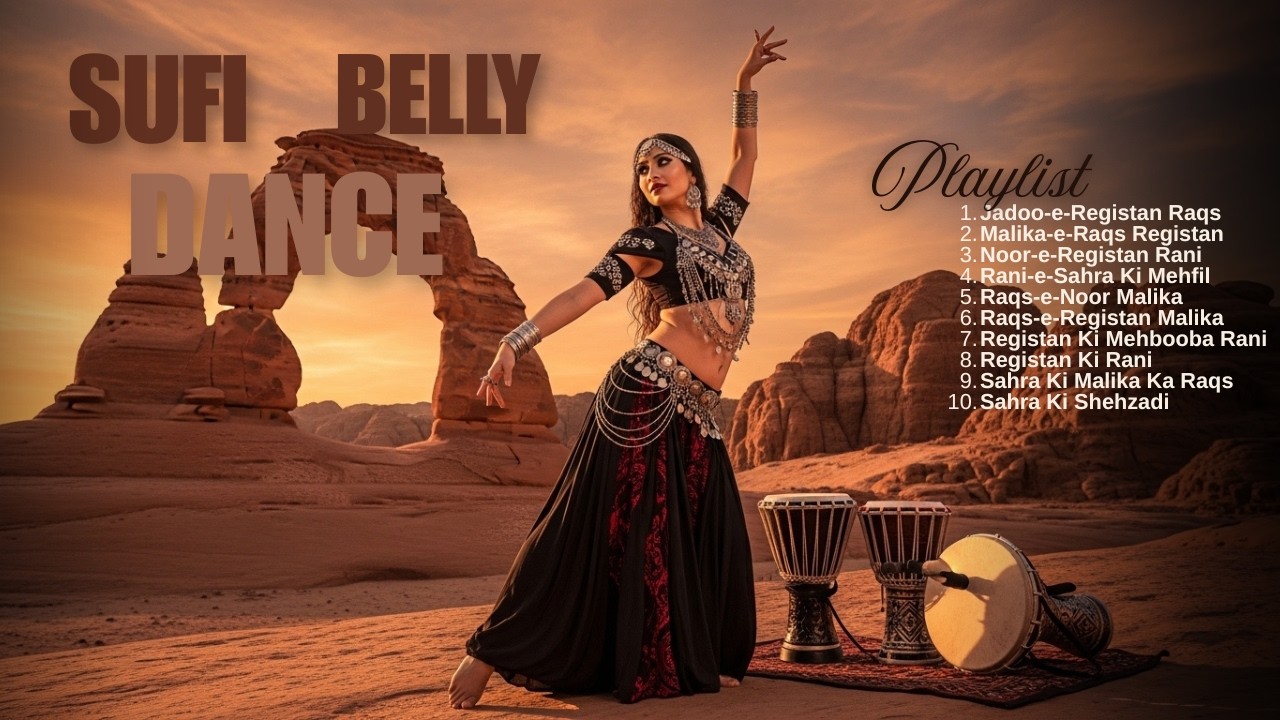 Sufi Belly Dance Hindi Fusion 💃 Desert Queen Tribal Vibes | Arabic Dance Collection VOL.09