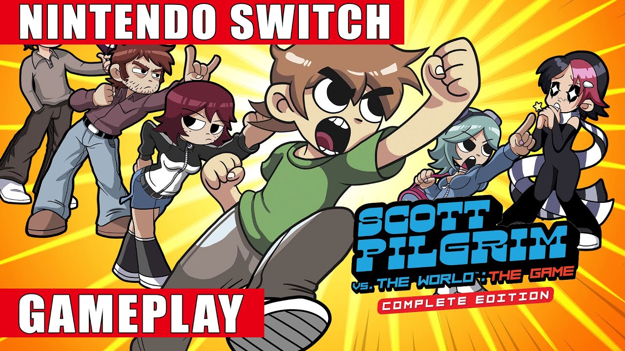 Scott Pilgrim vs The World: The Game Complete Edition Nintendo Switch Gameplay
