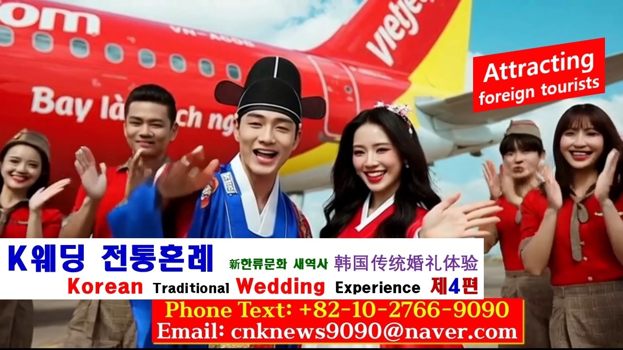 제4편 #K웨딩 #전통혼례 #한류문화 #외국관광객유치 #VisitKorea Korean Traditional Wedding Experience 韩国传统婚礼体验, 欢迎来到韩国