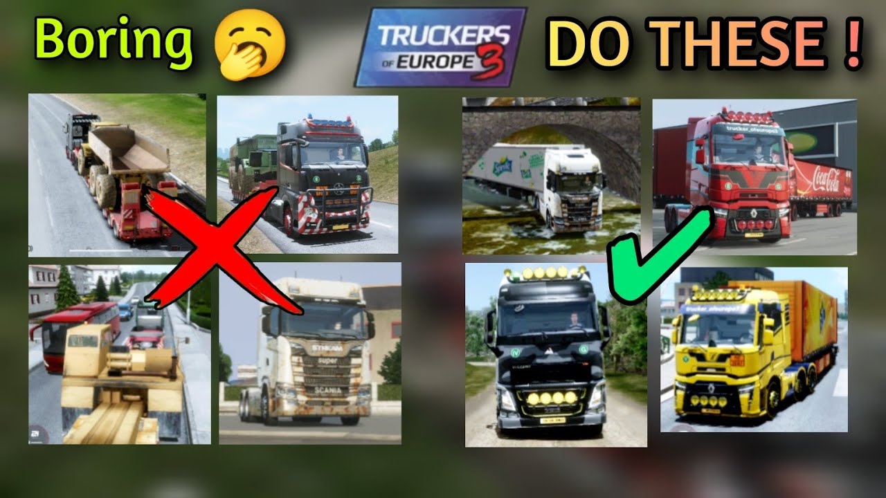 Do These 5 Things If You Feel Bored 🥱 - Truckers of Europe 3 - How to not get bored in Toe 3