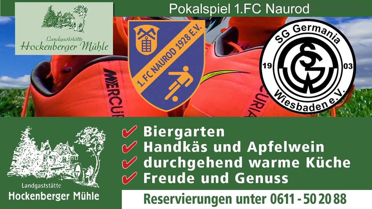 Pokalspiel 1.FC Naurod gegen Germania Wiesbaden
