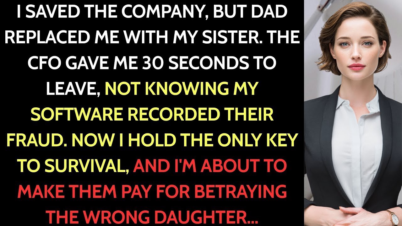 My Software Saved Our Family Company From Bankruptcy,Then Dad Said; You're Sister Will Take Over Now
