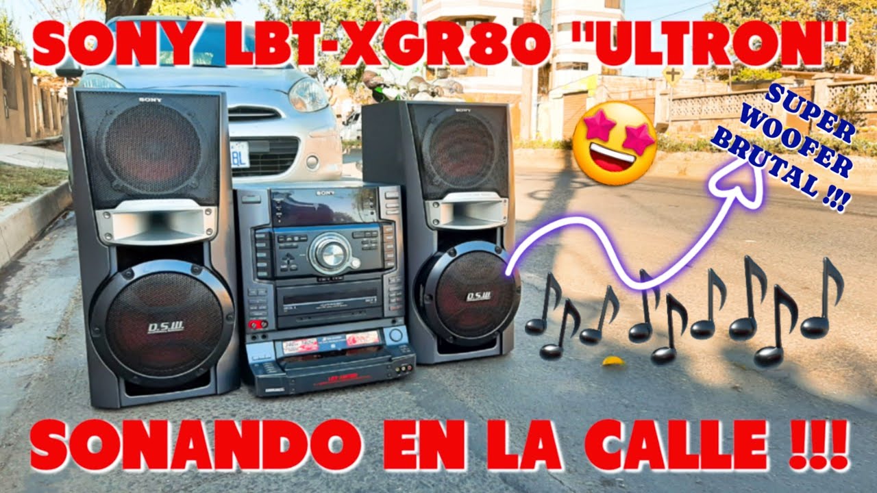 POTENCIA Y CALIDAD‼️🤩🔊SONY LBT-XGR80 sonando en LA CALLE‼️😎🔊TEST DE SONIDO EN LUGAR ABIERTO #247🔊