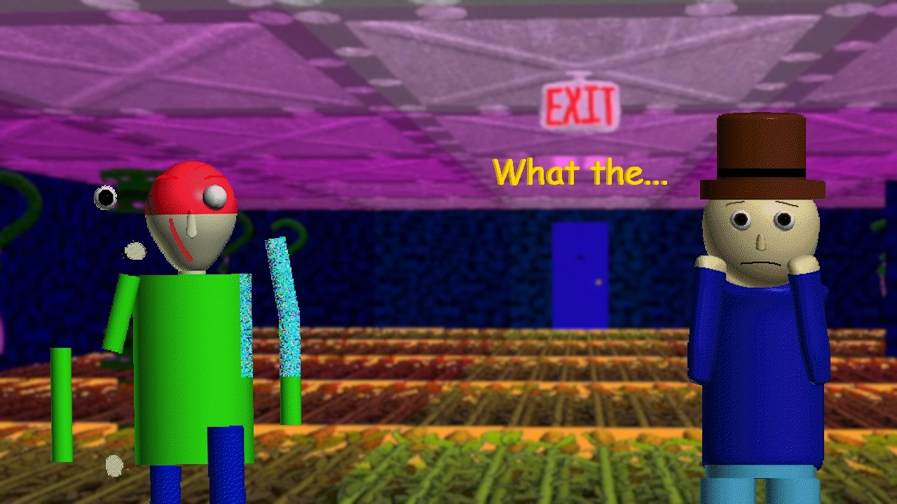 This school is WEIRD! | Baldi's Basics Plus Custom Map