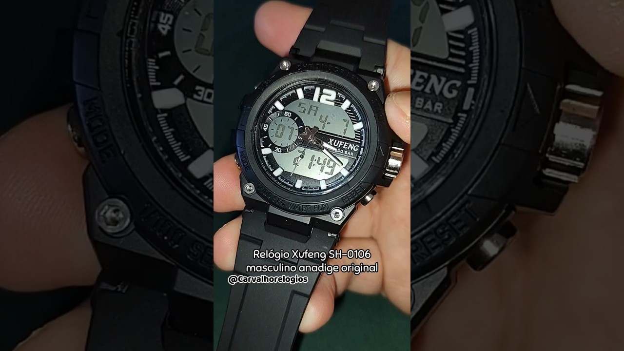 Rel&oacute;gio Xufeng SH-0106 masculino anadige original