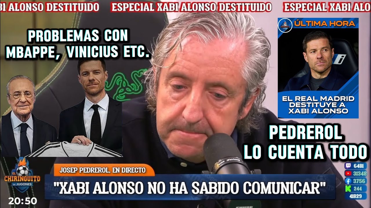 💣JOSEP PEDREROL LO CUENTA TODO SOBRE LA DESTITUCI&Oacute;N A XABI ALONSO 💣