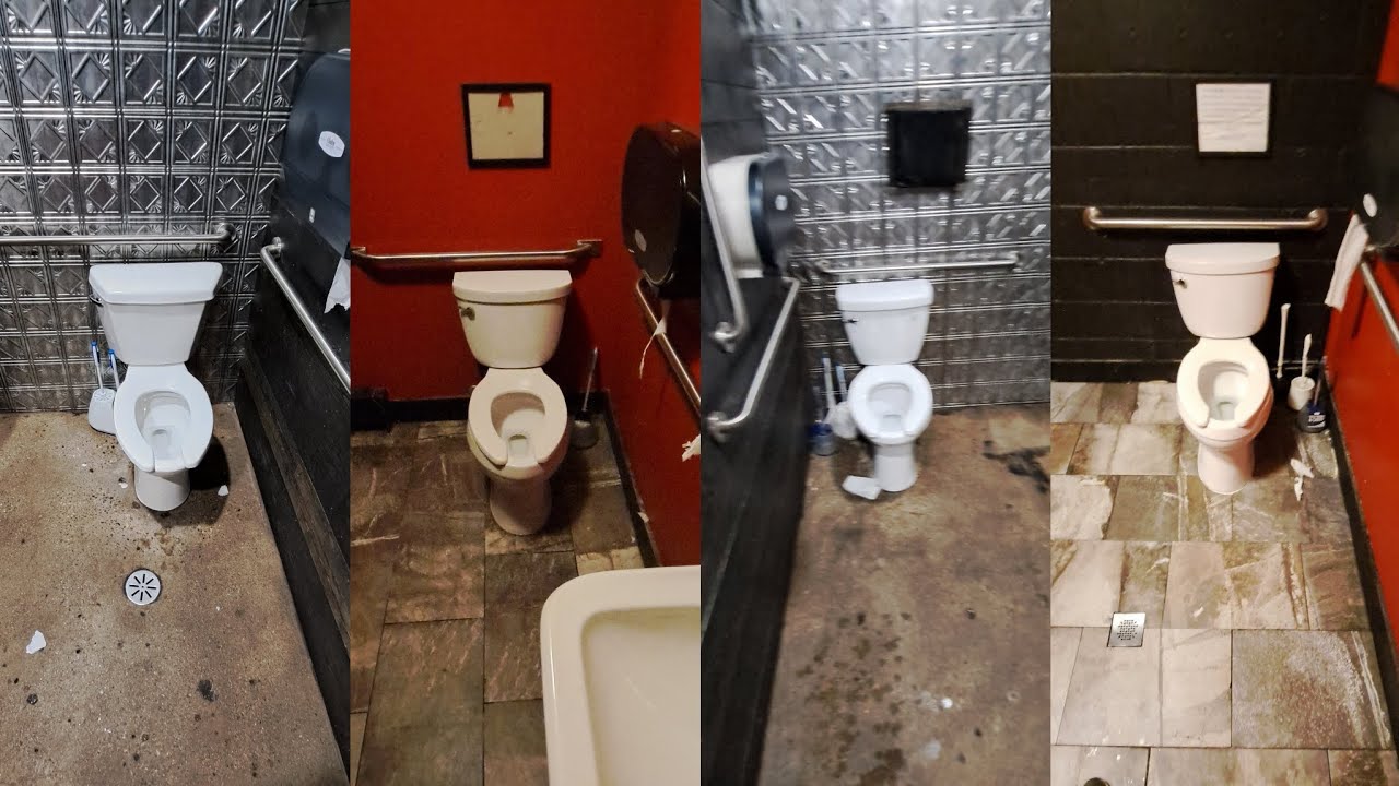 891: Various Toilets - Meat BBQ Unisex Restrooms 🚻