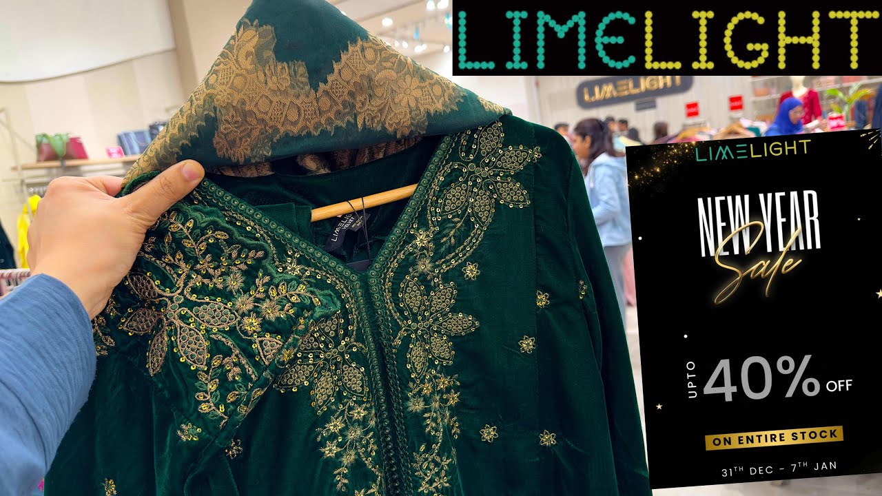LIMELIGHT New Year Sale🔥 Limelight New Collection On Sale🔥 Entire Collection On Sale🤩