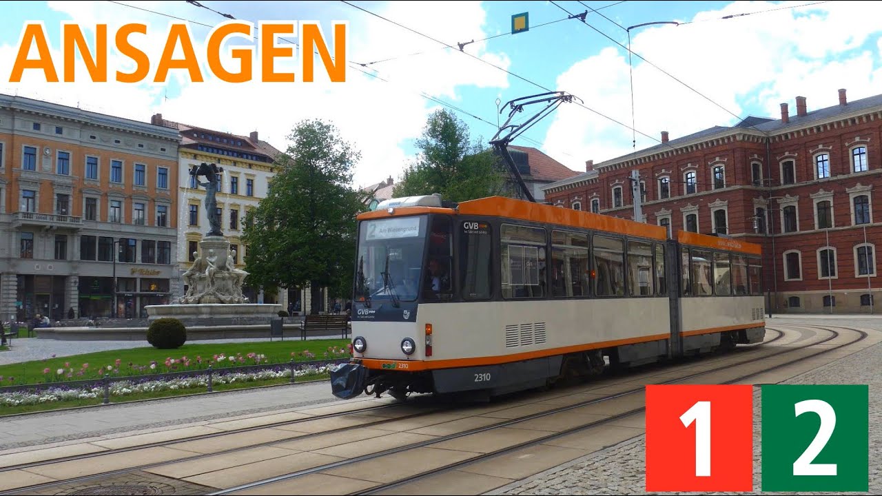 [Straßenbahn Görlitz] Ansagen der Linien 1 + 2 (Kinderansagen)