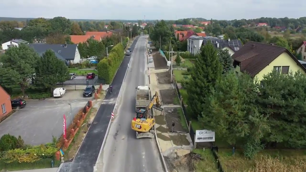 DW921 Pilchowice – przelot dronem – wrzesień 2025