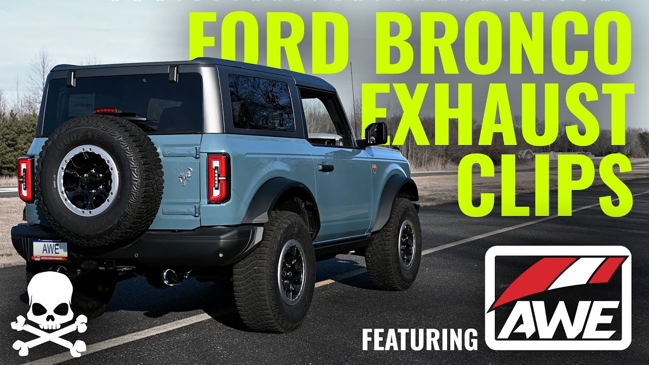 2021+ Ford Bronco 0FG Exhaust from AWE | Sound clips for the 2.3L and 2.7L!