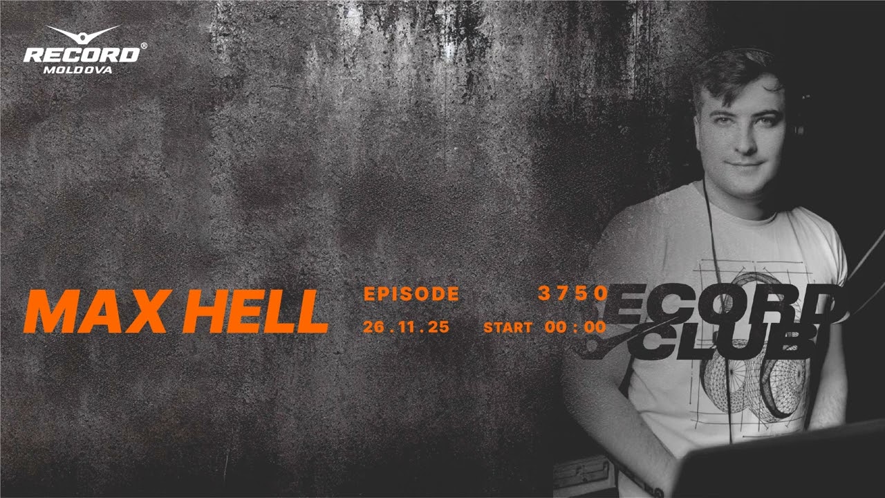 Indie Dance  mix by  DJ MAX HELL  | Radio RECORD Moldova | episode 3750| 2025-26-11