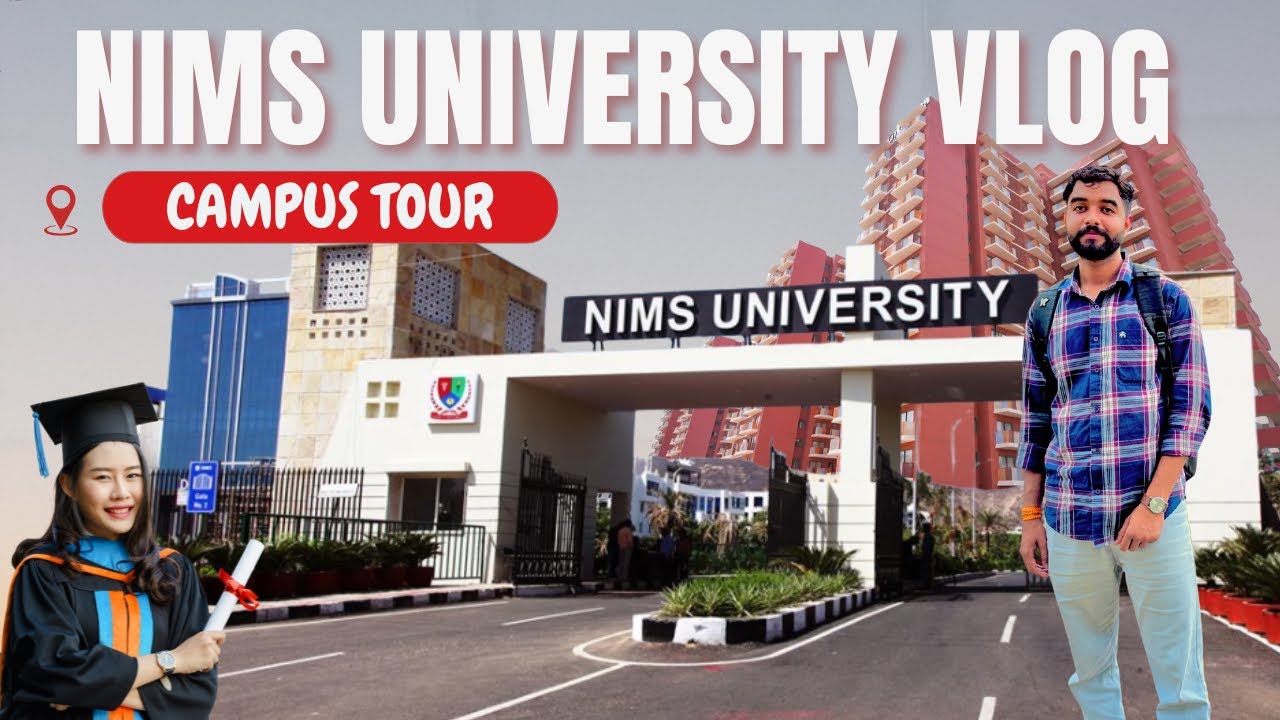 Exploring NIMS University 🏫 | Mini Vlog Tour 2025!