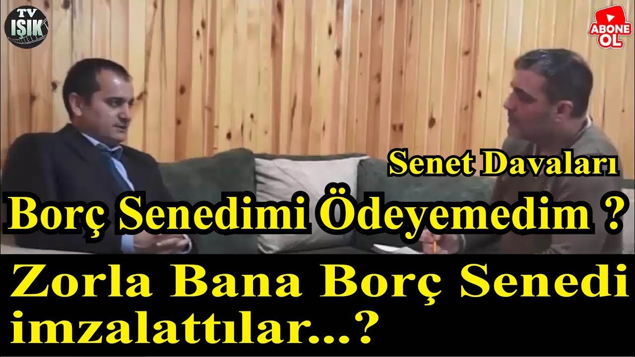 Senet Borçlarıyla İlgili Herşey - Ödeyemedim... Nasıl Tahsil Ederim vsr. - Gazeteci Erdal