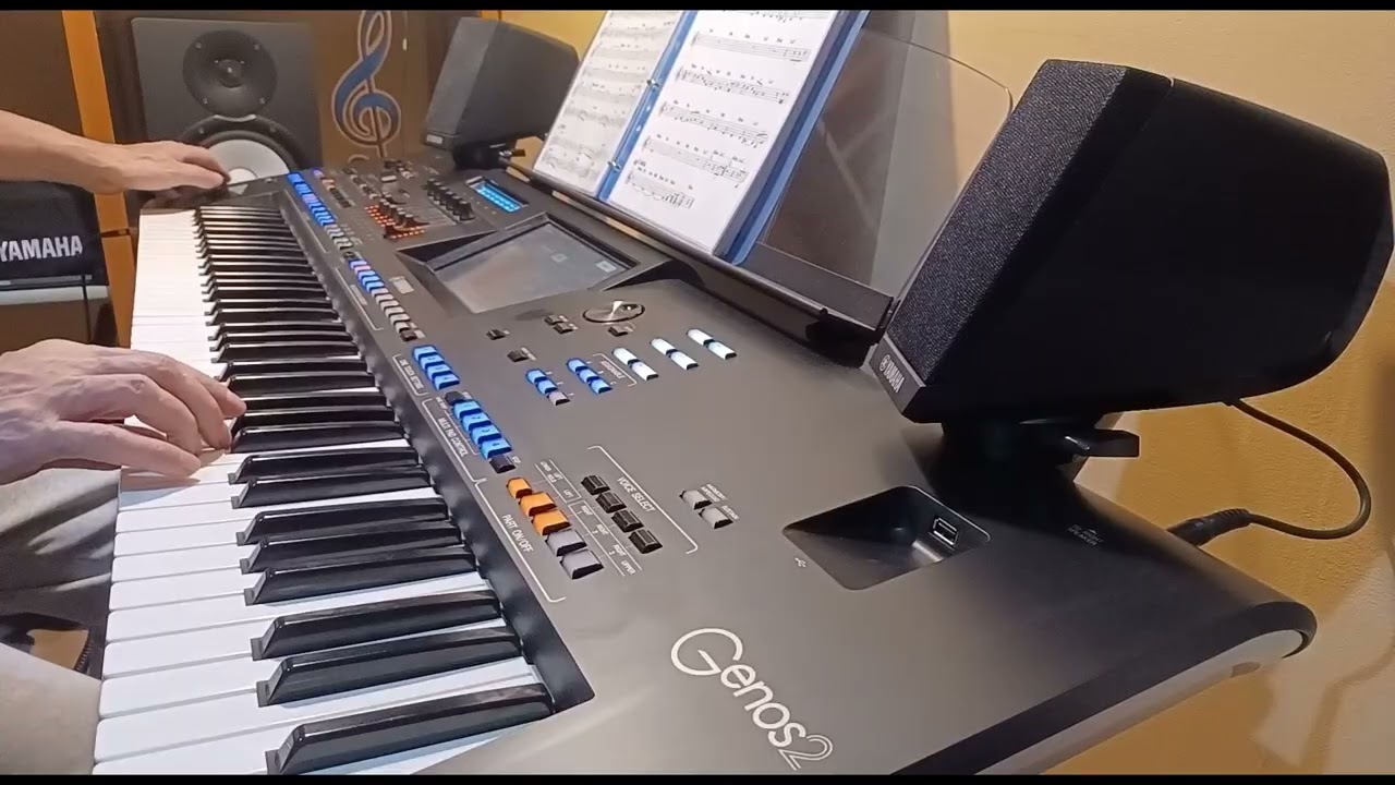Johnny Halliday Le Pénitencier ( The Animals - The house of the rising sun) Yamaha Genos 2