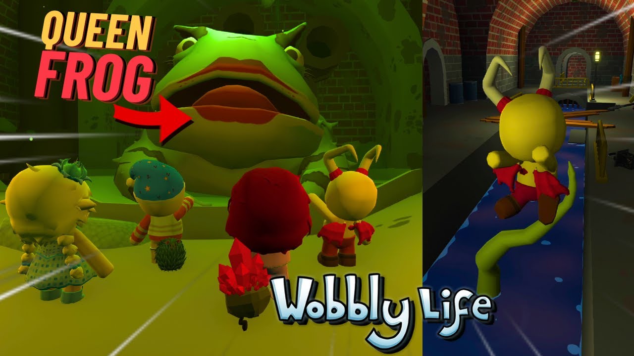 Aku dan Adik2Ku Menemukan MISTERI Keberadaan RATU KODOK di WOBBLY LIFE !!
