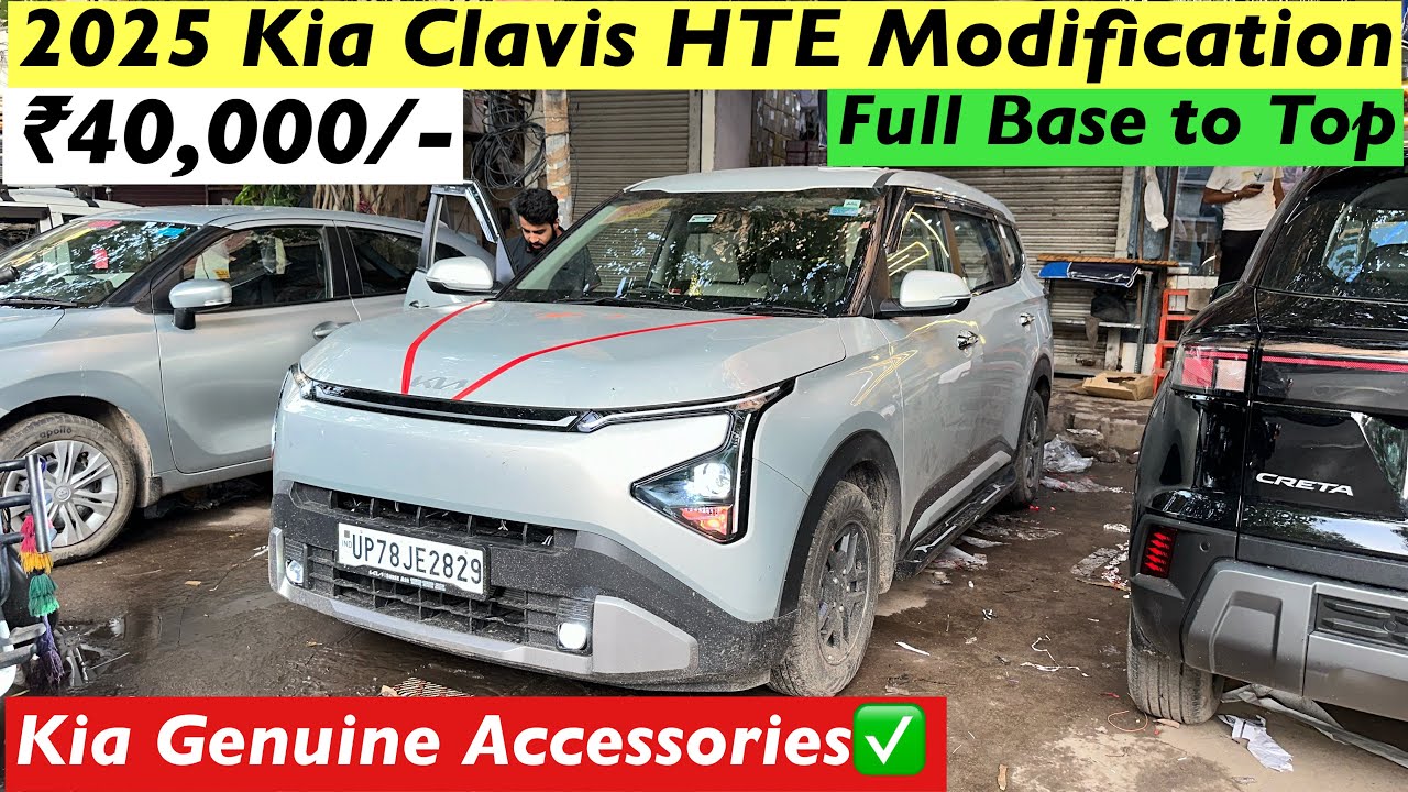 Kia Carens Clavis Modified in ₹40,000/-😍 | Kia Clavis Modification