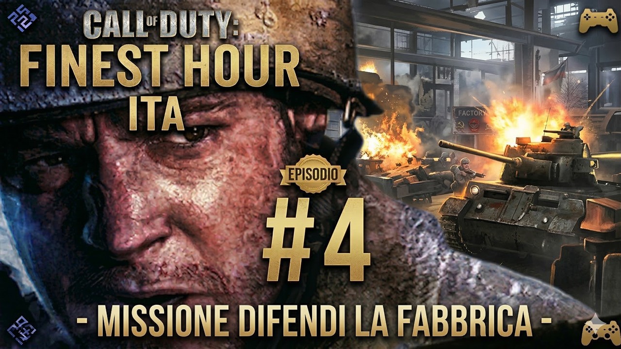 Call of Duty: Finest Hour ITA #4 - Difendi la fabbrica.