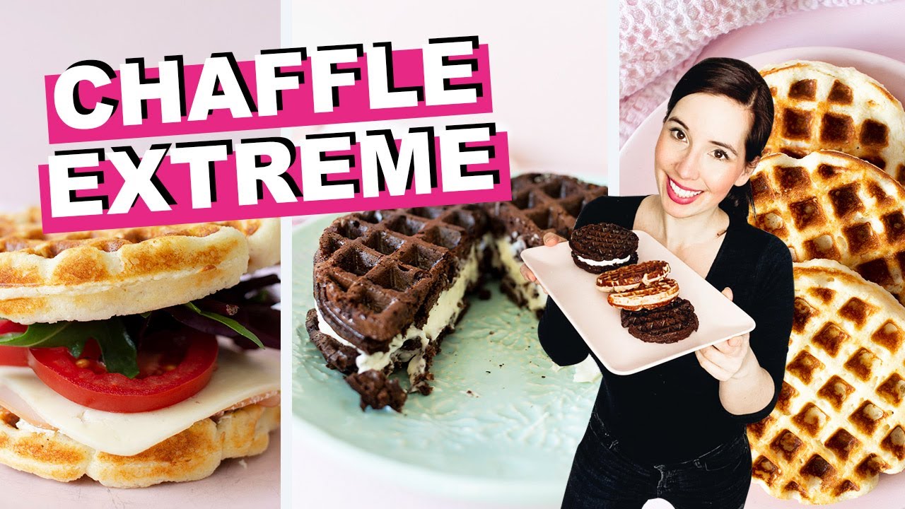 3 CHAFFLE REZEPTE DIE DU PROBIEREN MUSST (Low-Carb, glutenfrei, Rezept)