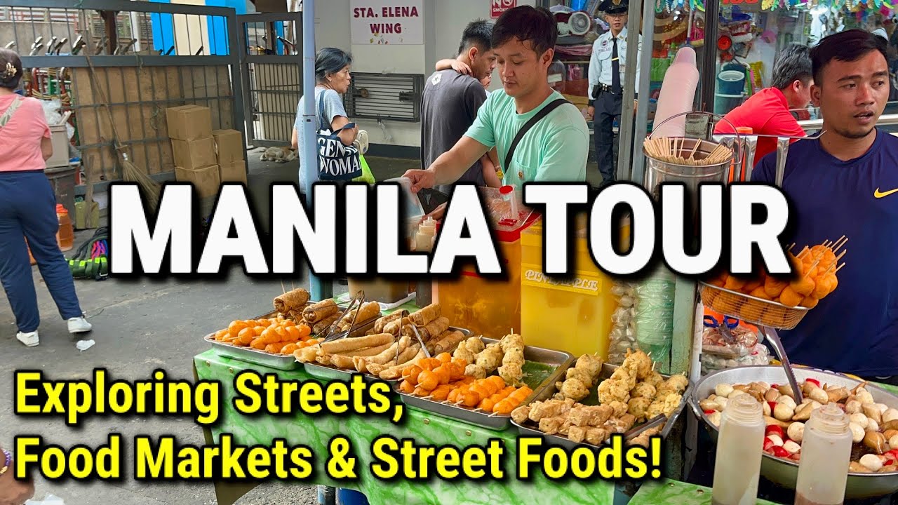 Manila, Philippines 🇵🇭 Divisoria Walking Tour 2025 - Streets, Food Markets & Street Foods!