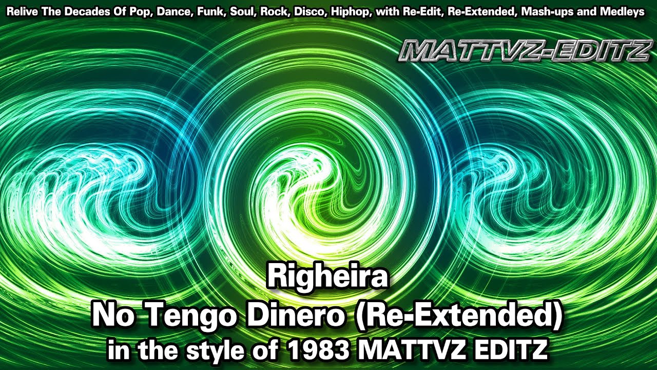 Righeira - No Tengo Dinero (Re-Extended) in the style of 1983 MATTVZ EDITZ