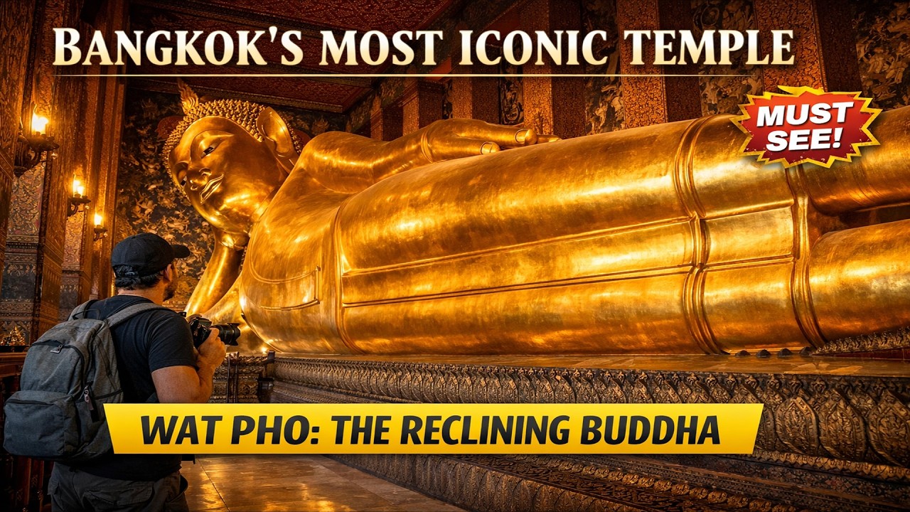 Wat Pho Bangkok 2026 🇹🇭 The Giant Reclining Buddha Temple (4K HDR Walk)