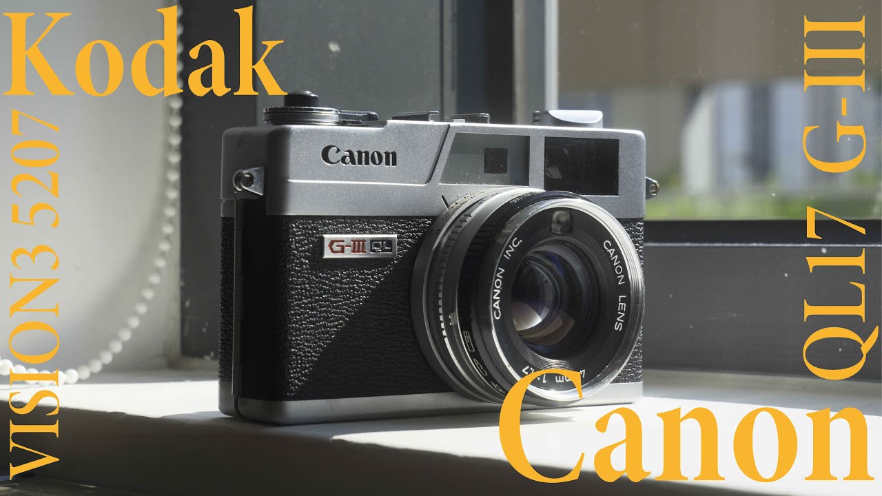 簡單易用的底片相機 Canon Canonet QL17 GIII｜Shooting Kodak VISION3 5207 around Hong Kong｜#canon #ql17 #底片相機