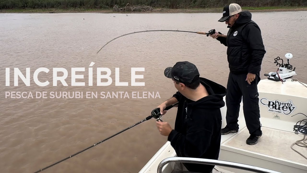 Una increíble pesca de SURUBÍES en SANTA ELENA Puerto Buey