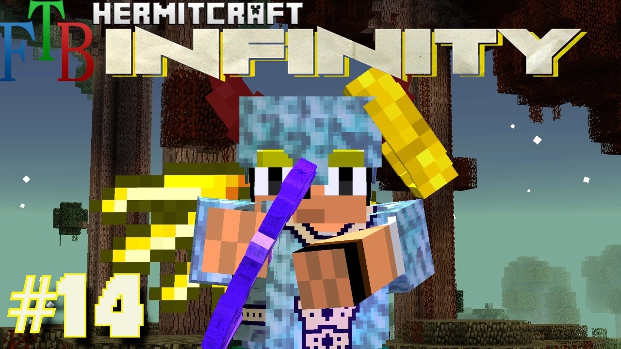 Minecraft Mods - FTB Infinity Ep. 14 - Quarry Time & Adventure !!! ( HermitCraft Modded Minecraft )