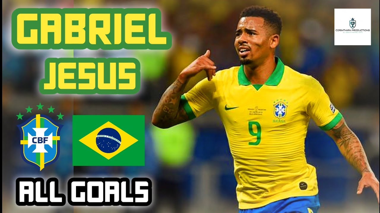 Gabriel Jesus | All Goals for Brazil | Seleção Brasileira (2016-2021)