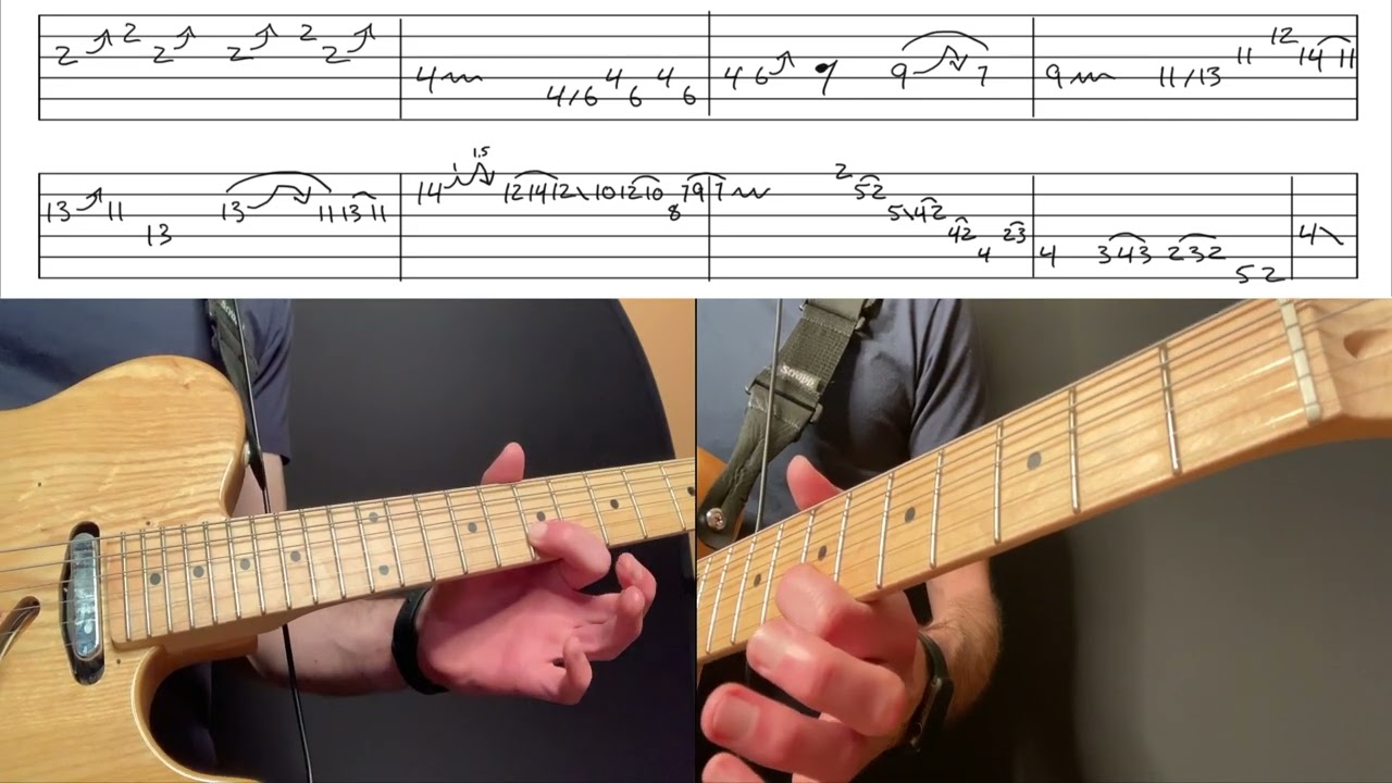 Starting Over | Guitar Solo 1 with TAB | Blues Guitar Tutorial with Patrick Dugan