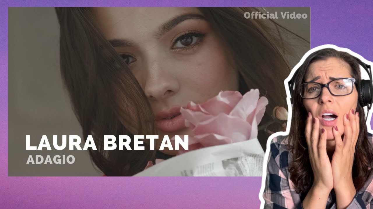 Laura Bretan - Adagio (Lara Fabian Cover) | First Time Music Reaction |
