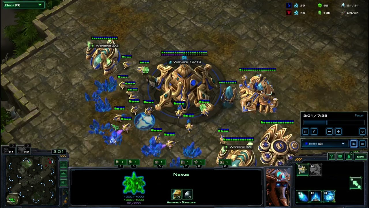 SC2 - Protoss vs Terran - Oracle Stasis Trap