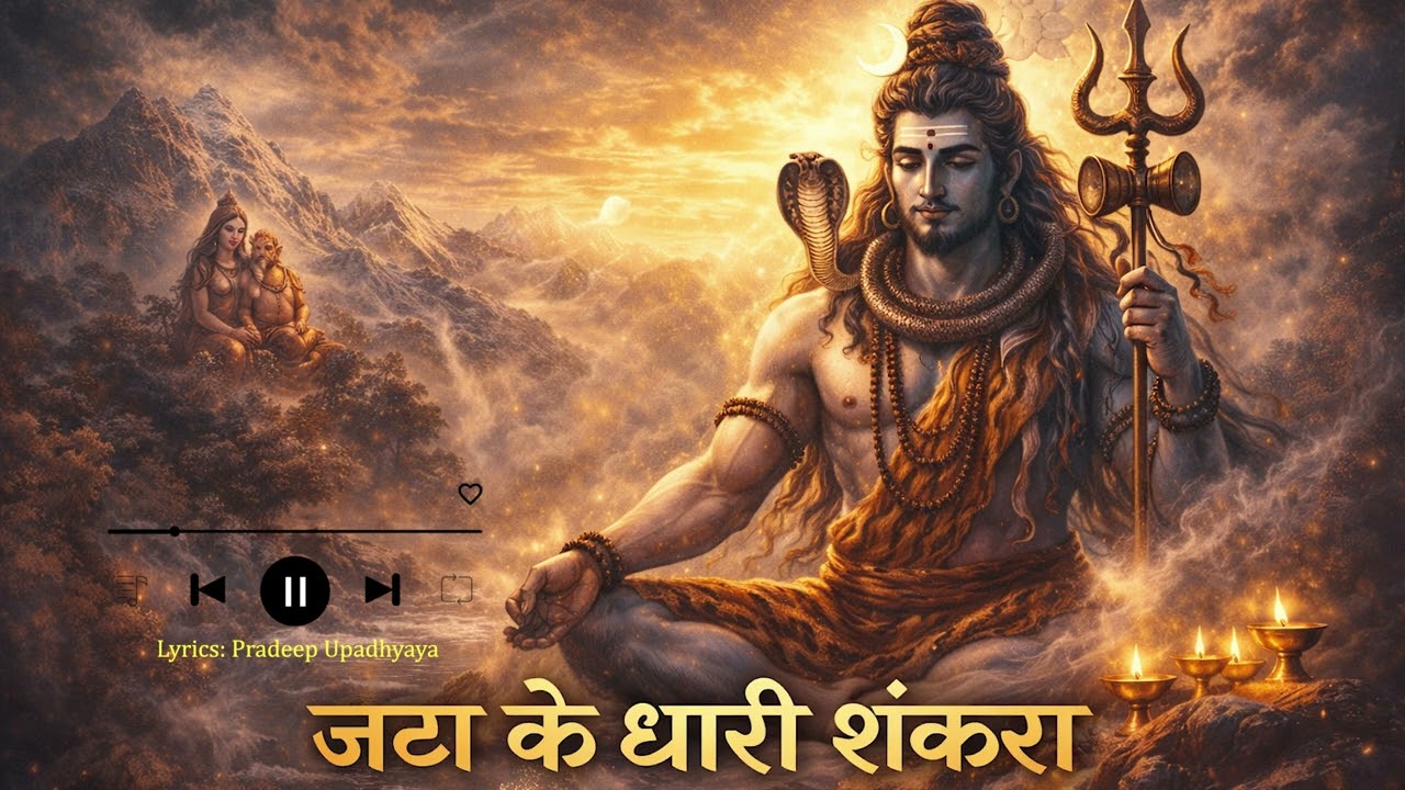जटा के धारी शंकरा | डमरू बजे | Shiv Bhajan | Lyrics: Pradeep Upadhyaya | Bhakti Amrit Vani