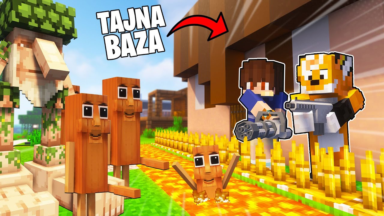 TAJNA BAZA vs TUNG TUNG SAHUR w MINECRAFT SOSNOWICE!