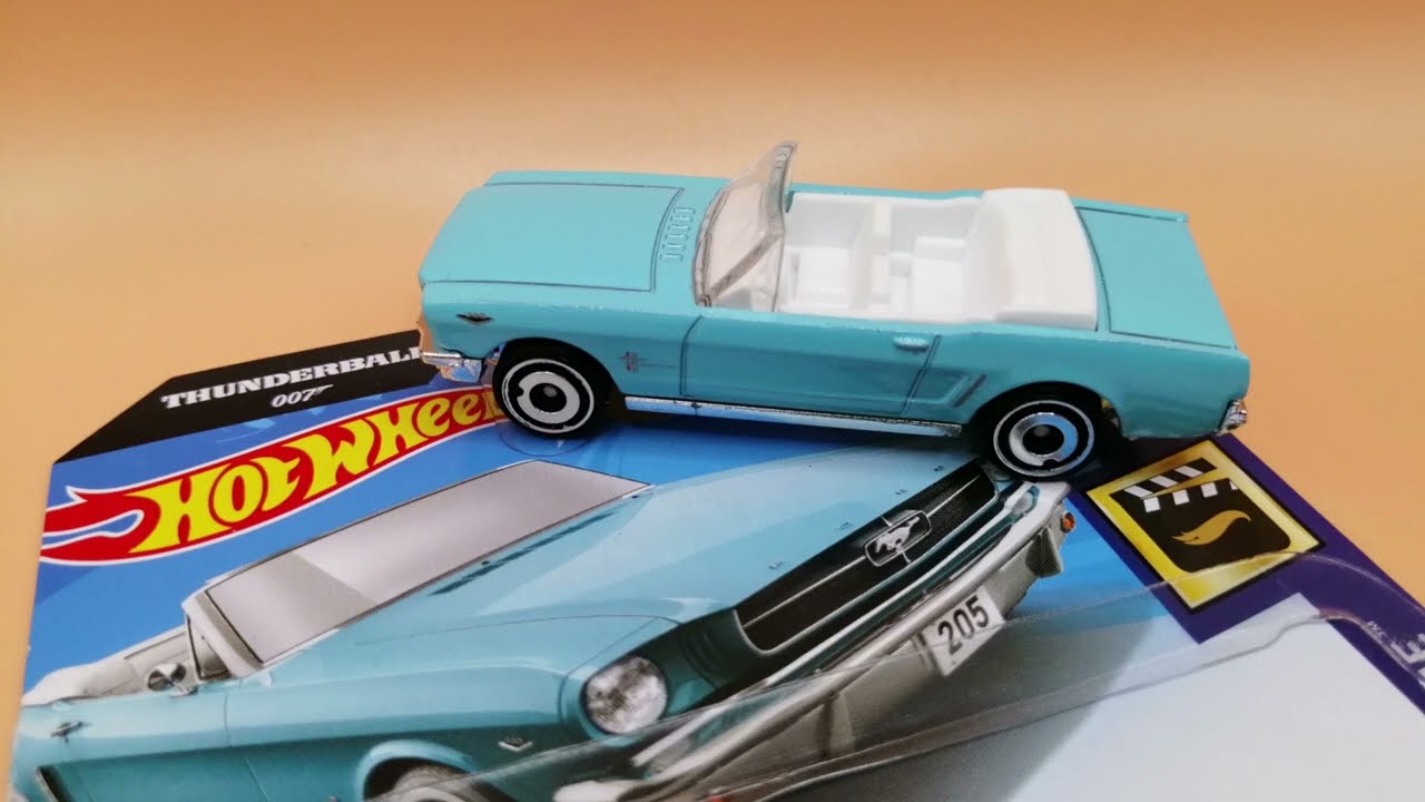 1965 Ford Mustang Convertible - Hot Wheels Screen Time release 2020 - 007 Thunderball