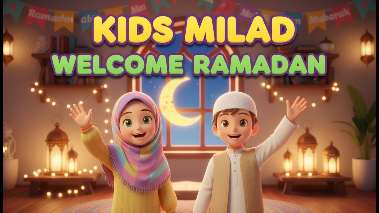 Friday Kids Milad | Welcome Ramadan 🌙 | Kids Ramadan Special Transmission | with Abeeha & Bilal