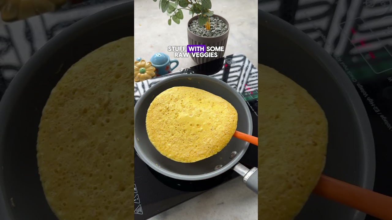 High protein egg besan chilla rolla #recipe