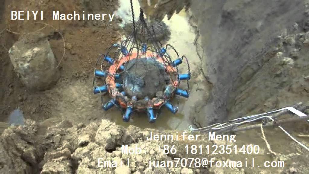 hydraulic pile breaker , pile crusher , pile head cutter