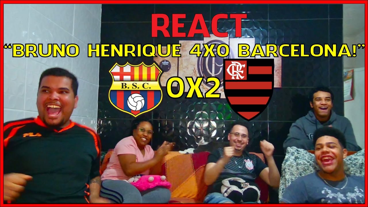 REACT BARCELONA SC 0X2 FLAMENGO | LIBERTADORES 2021