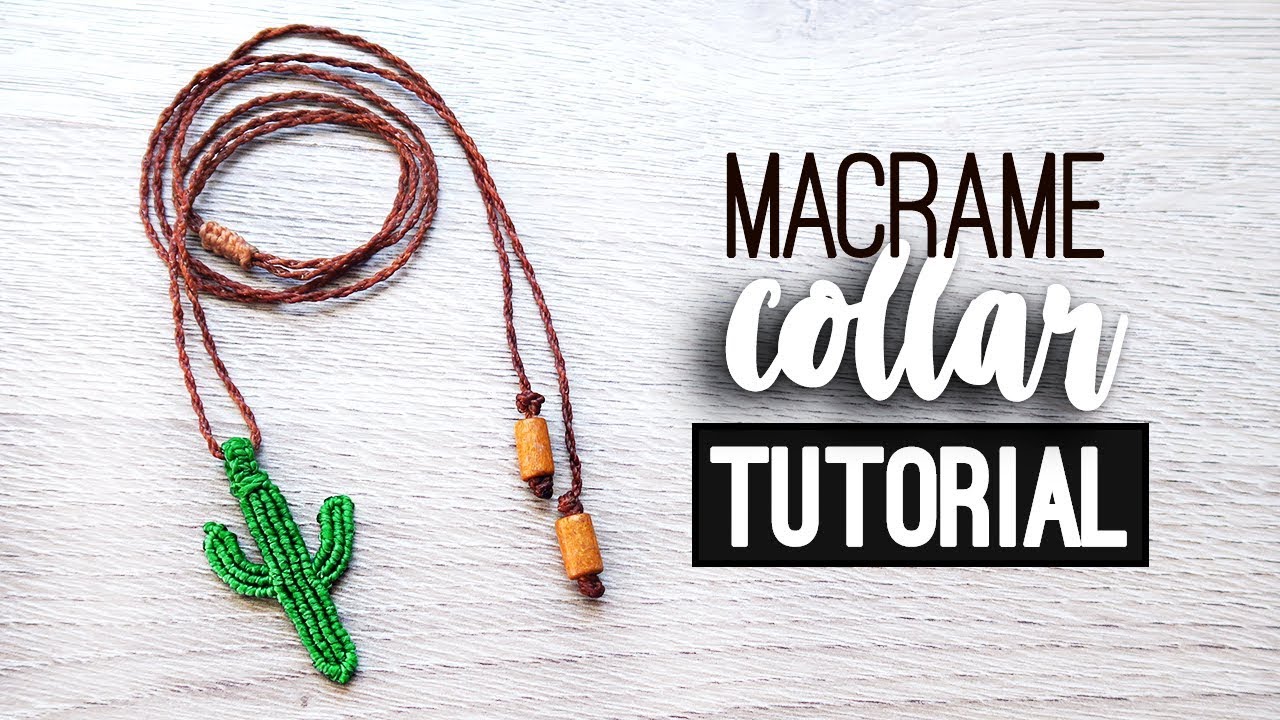 Collar Cactus » 🌵 tutorial | como hacer cactus de hilo | diy ● Necklace #123