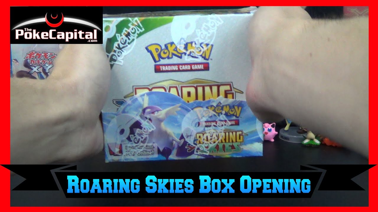 Pokemon Roaring Skies Box Opening - 36 Booster Packs of Cards